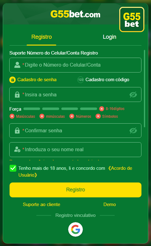 Recompensas VIP g55bet.com
